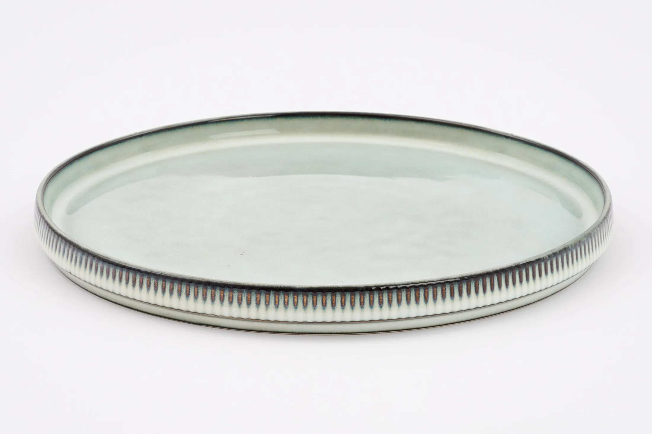 Sale Flamant Architecto, Bord, Keramiek, Grijs, 25,5Cm