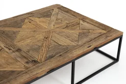 Discount Flamant Archy, Salontafel, Rechthoekig, Hout En Metaal