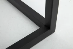 Clearance Flamant Armand, Bijzettafel, Zwart Eiken En Metaal