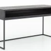 New Flamant Armand, Bureau, Zwart Eiken En Metaal