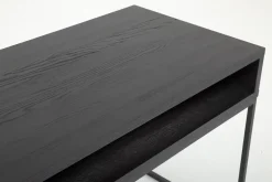New Flamant Armand, Bureau, Zwart Eiken En Metaal