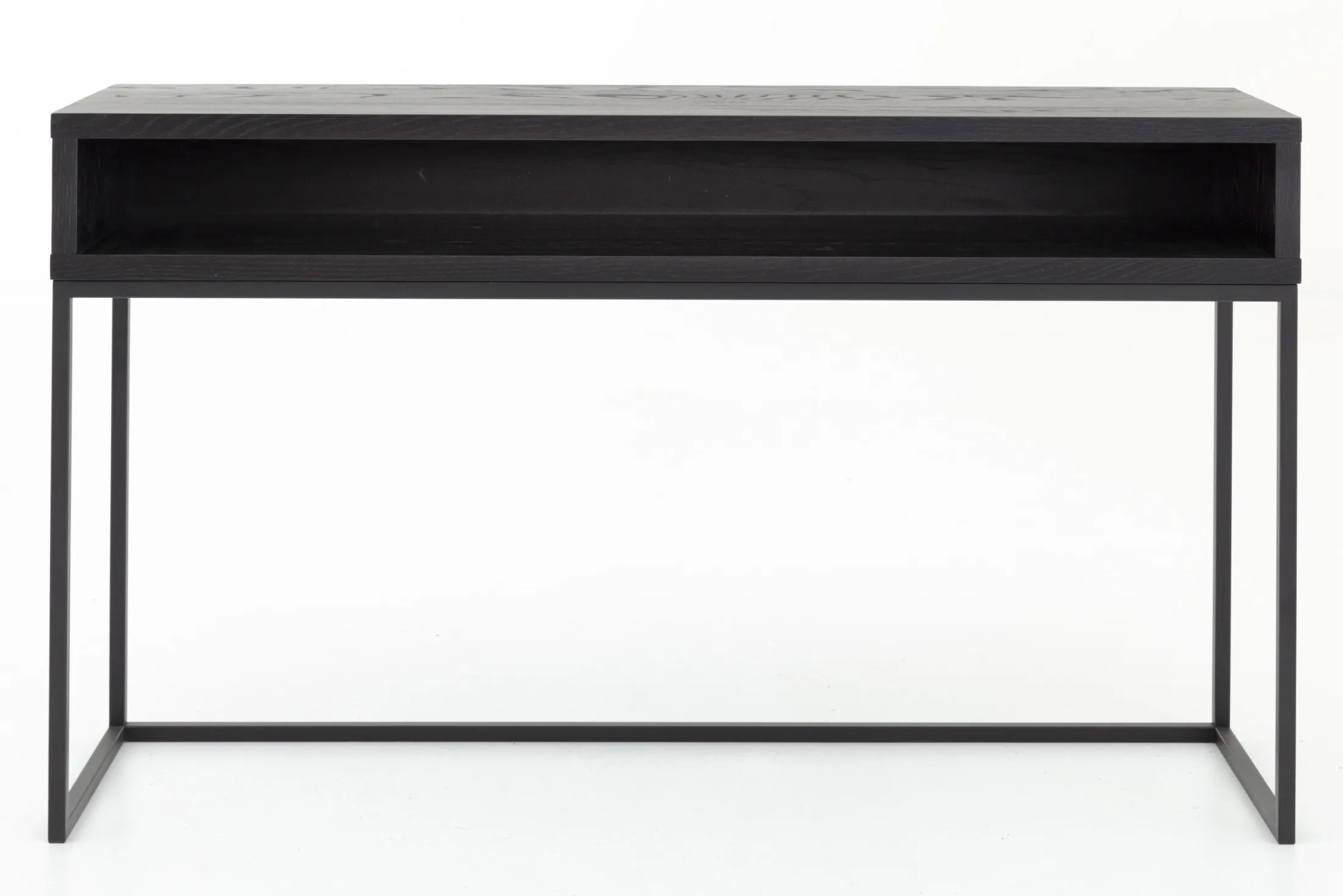 Clearance Flamant Armand, Consoletafel, Zwart Eiken En Metaal