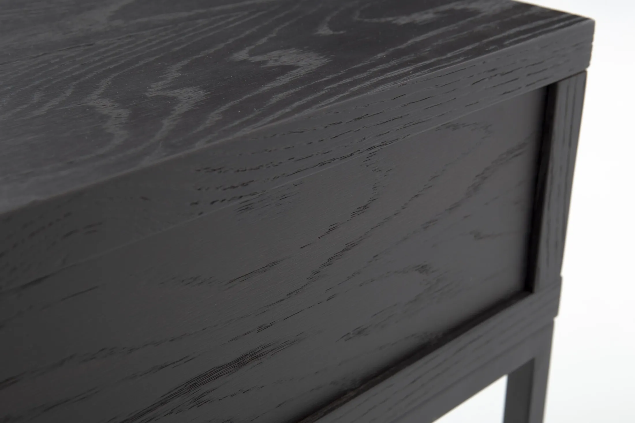 Clearance Flamant Armand, Consoletafel, Zwart Eiken En Metaal