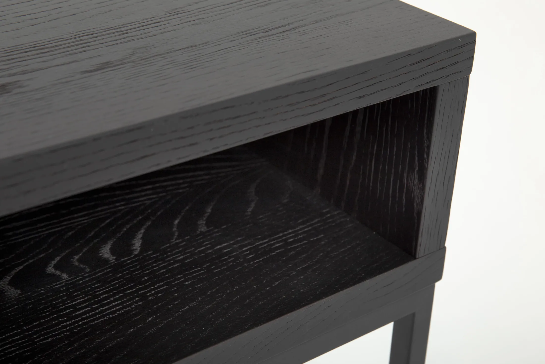 Clearance Flamant Armand, Consoletafel, Zwart Eiken En Metaal