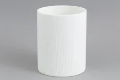 Outlet Flamant Ayla, Vaas, Glas, Wit, O17,5X21,5H