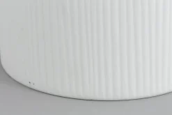Outlet Flamant Ayla, Vaas, Glas, Wit, O17,5X21,5H