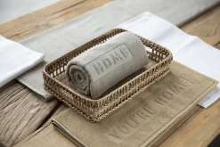 Clearance Flamant Baobao, Handdoek, Lichtgrijs, 50X100 Cm