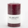 Hot Flamant Beth, Kaars, Kleur Balmoral Rood, 7X11,5Cm