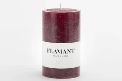 Hot Flamant Beth, Kaars, Kleur Balmoral Rood, 7X11,5Cm