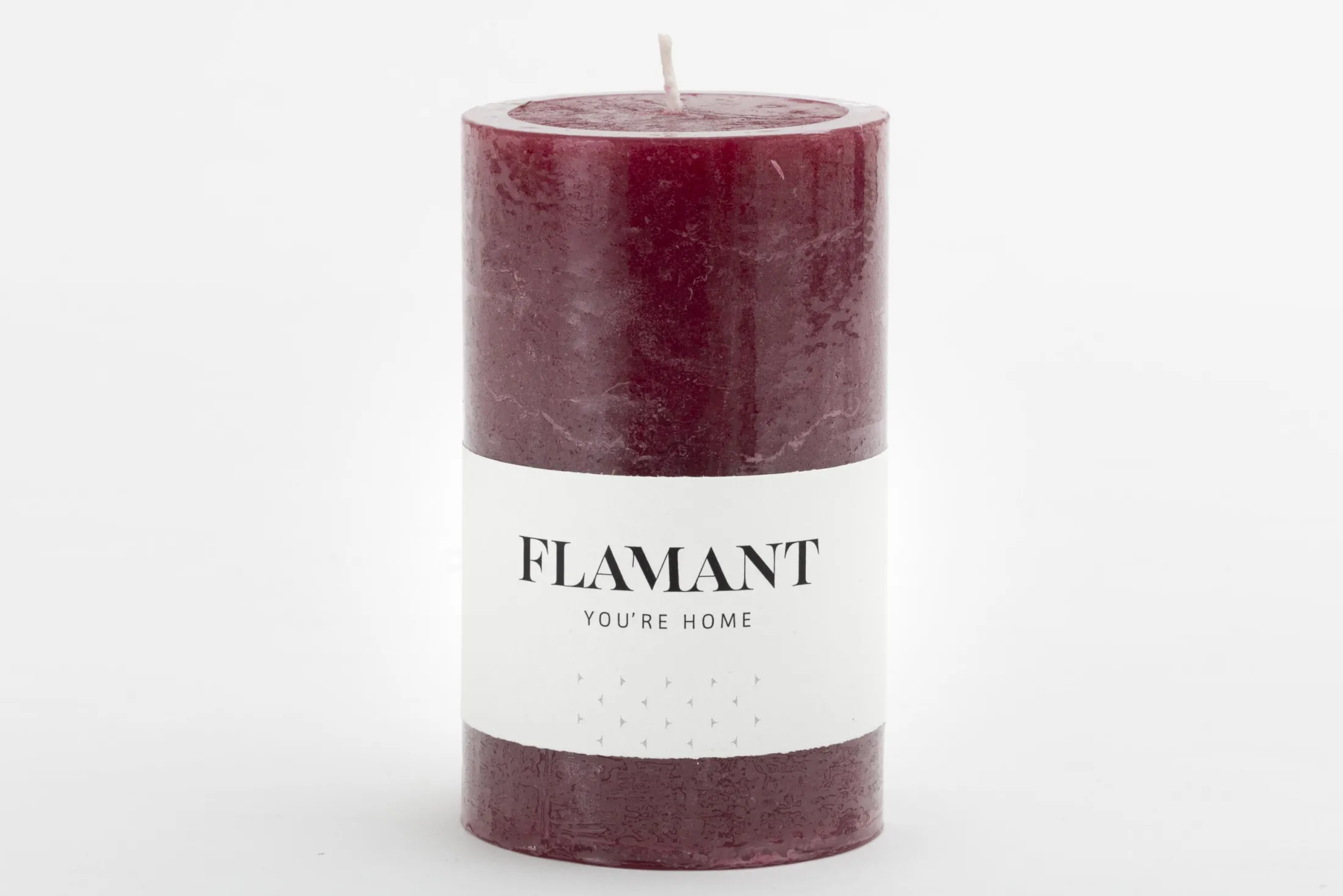Hot Flamant Beth, Kaars, Kleur Balmoral Rood, 7X11,5Cm