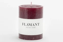 New Flamant Beth, Kaars, Kleur Balmoral Rood, 7X9Cm