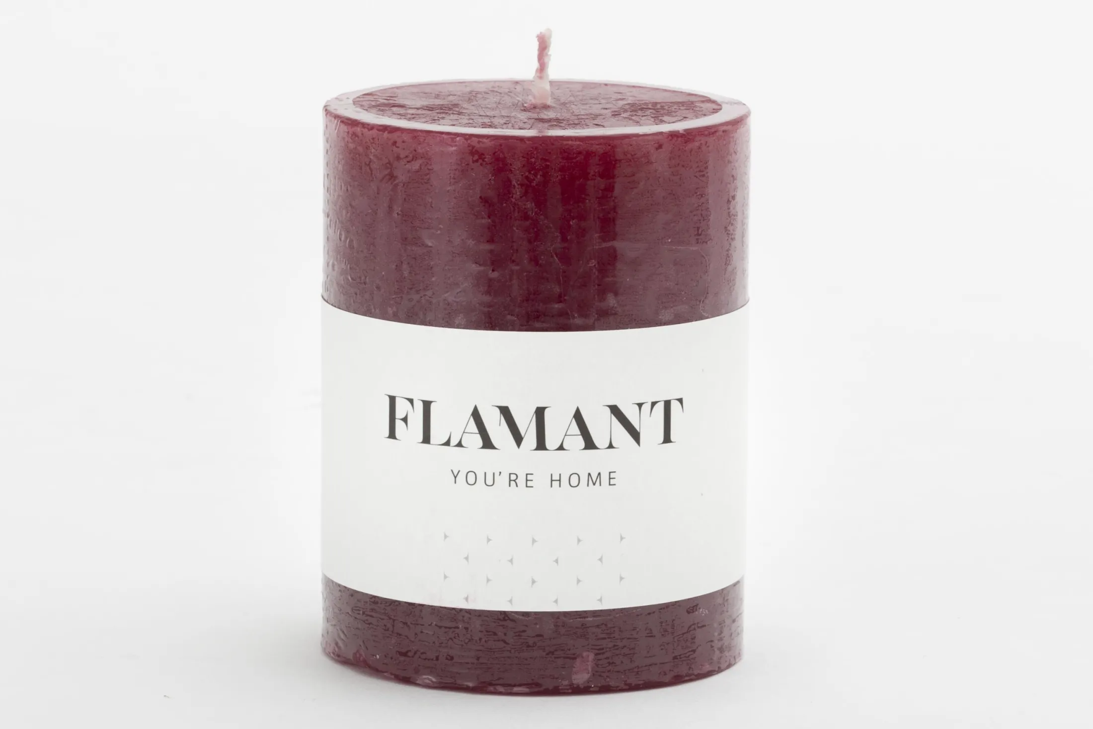 New Flamant Beth, Kaars, Kleur Balmoral Rood, 7X9Cm