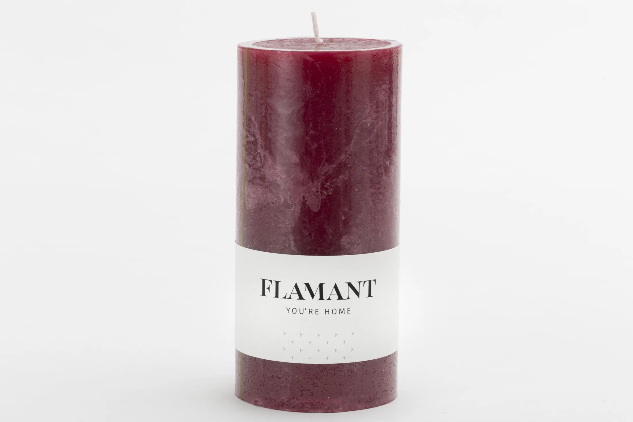 Hot Flamant Beth, Kaars, Kleur Balmoral Rood, 7X15Cm
