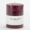Hot Flamant Beth, Kaars, Kleur Balmoral Rood, 9X11,5Cm
