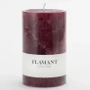 Flamant Beth, Kaars, Kleur Balmoral Rood, 9X15Cm
