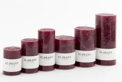 Online Flamant Beth, Kaars, Kleur Balmoral Rood, 9X20Cm