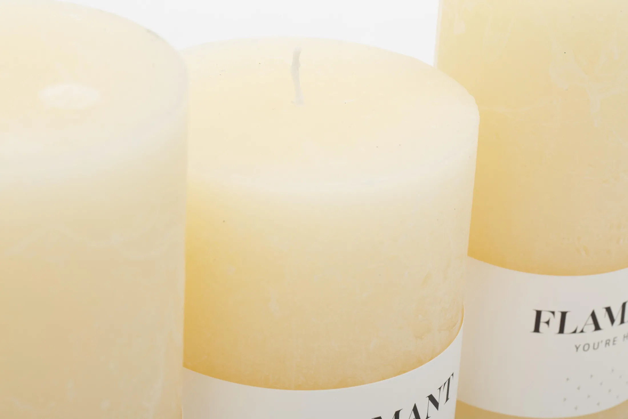 Discount Flamant Beth, Kaars, Kleur Creme, 7X11,5Cm