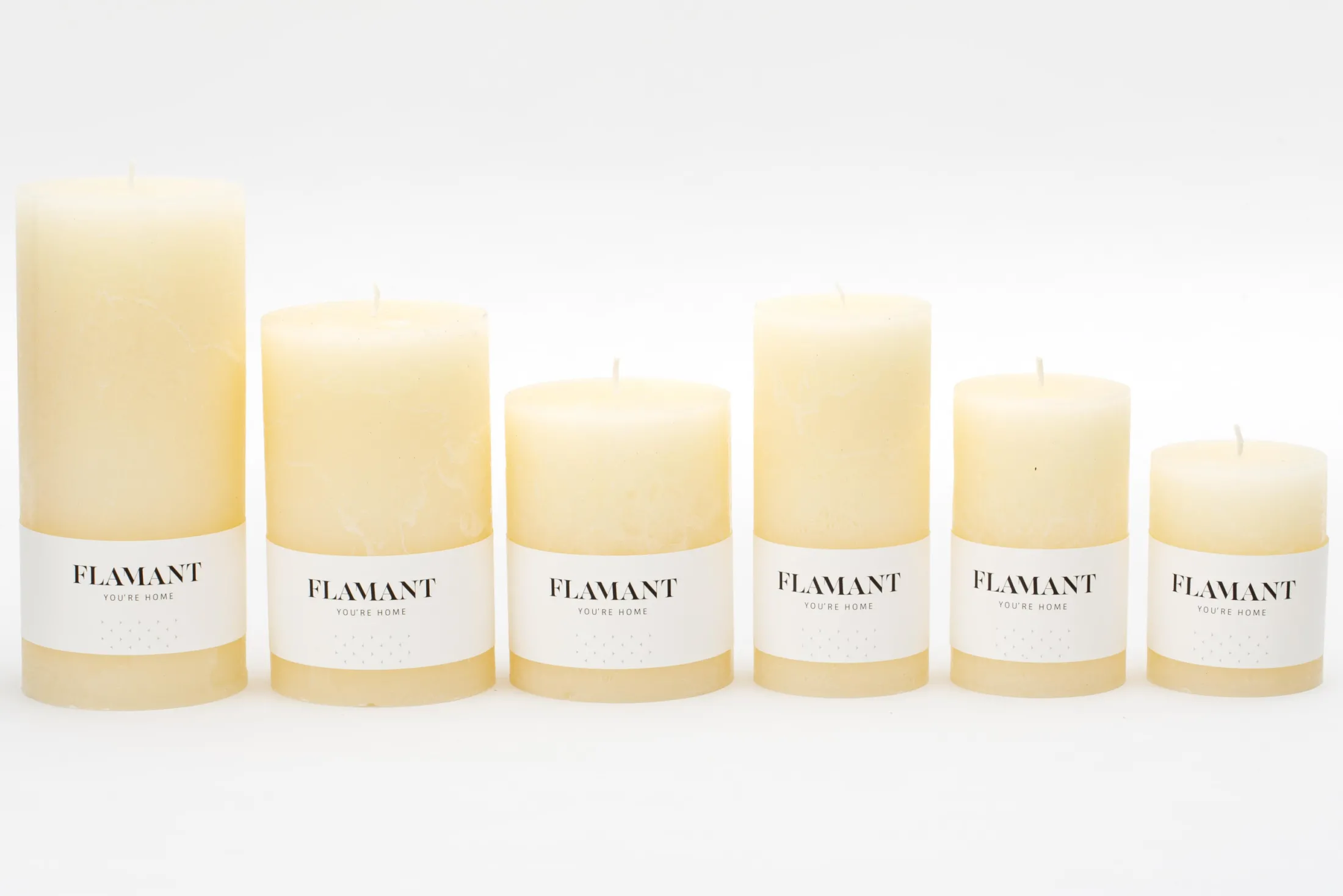 Discount Flamant Beth, Kaars, Kleur Creme, 7X11,5Cm