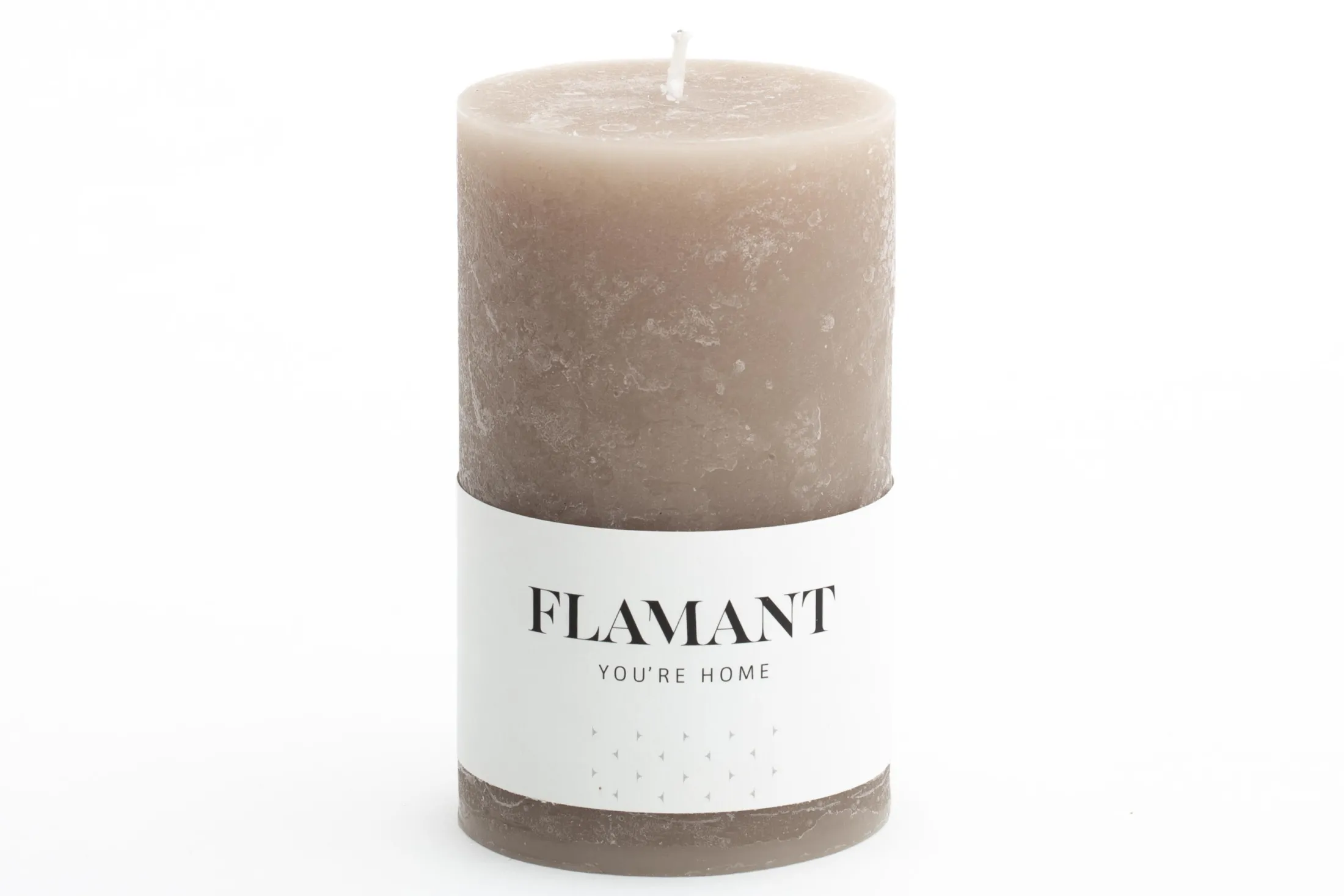 Discount Flamant Beth, Kaars, Kleur Taupe, 7X11,5Cm
