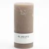 Online Flamant Beth, Kaars, Kleur Taupe, 9X20Cm