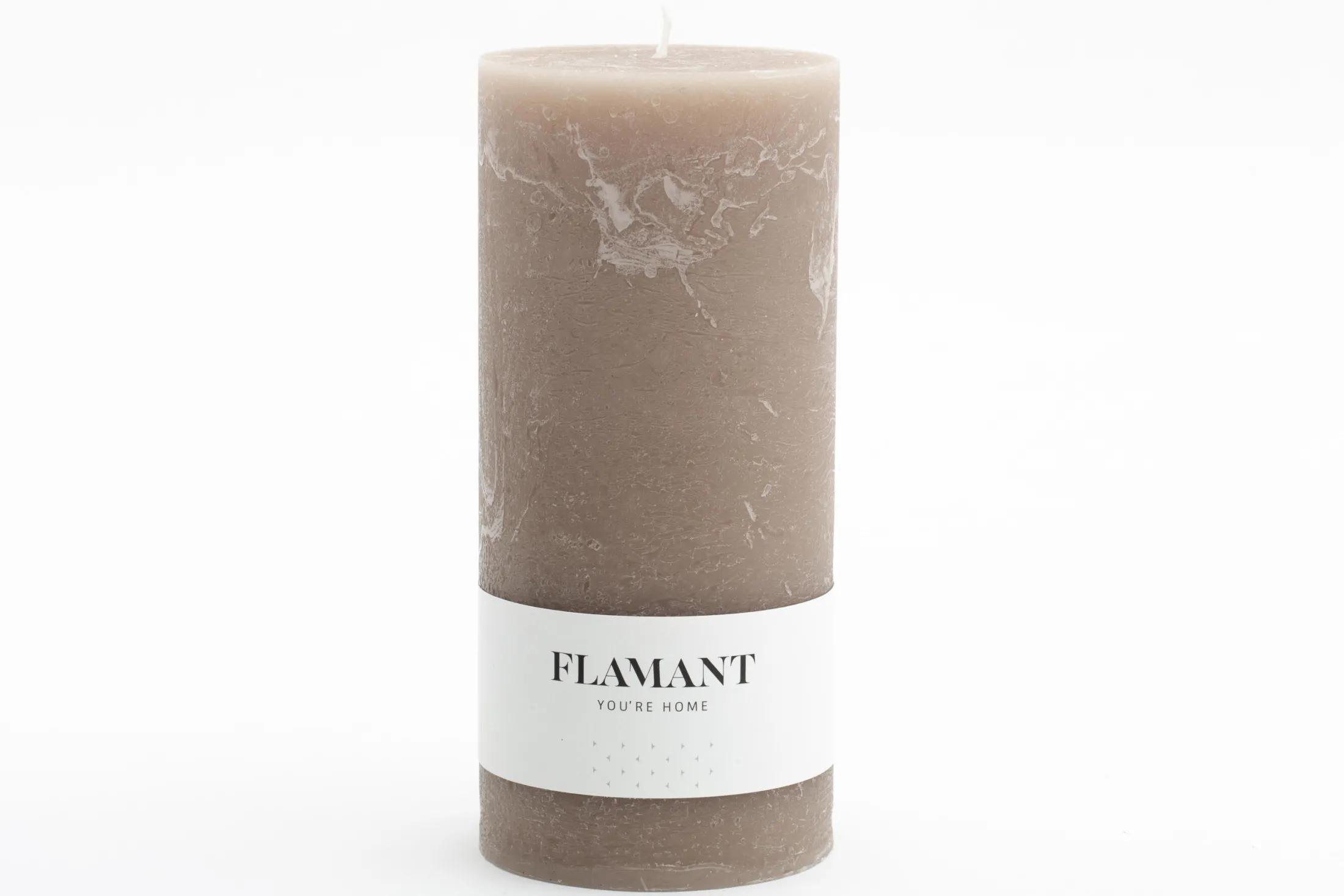 Online Flamant Beth, Kaars, Kleur Taupe, 9X20Cm