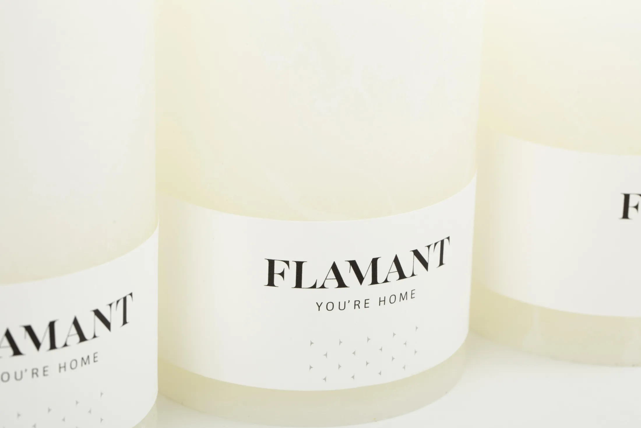 Online Flamant Beth, Kaars, Kleur Wit, 7X15Cm