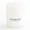 Clearance Flamant Beth, Kaars, Kleur Wit, 9X11,5Cm