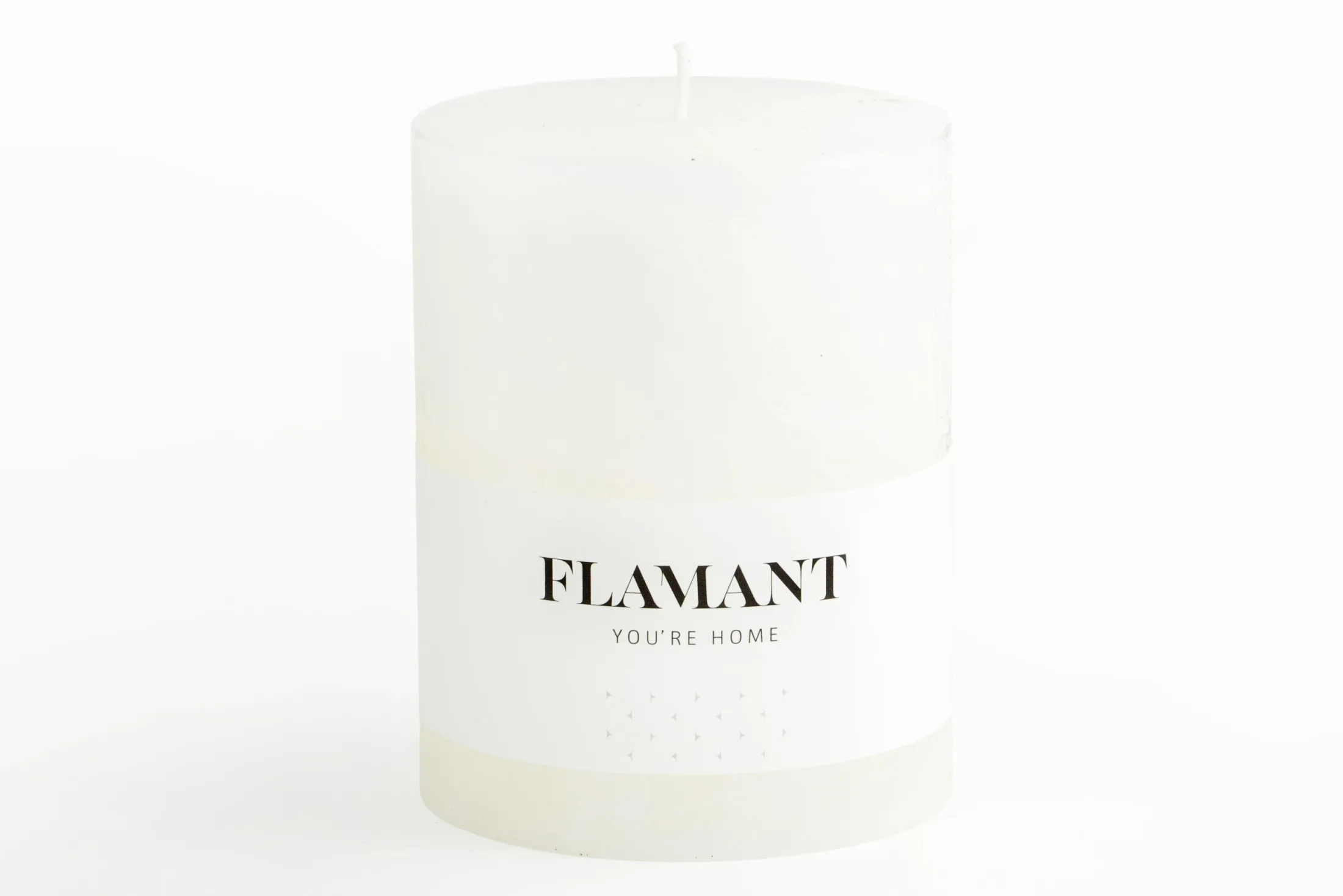 Clearance Flamant Beth, Kaars, Kleur Wit, 9X11,5Cm