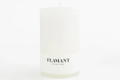New Flamant Beth, Kaars, Kleur Wit, 9X15Cm