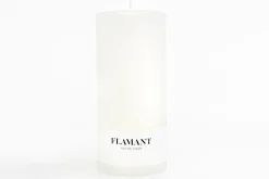 New Flamant Beth, Kaars, Kleur Wit, 9X20Cm