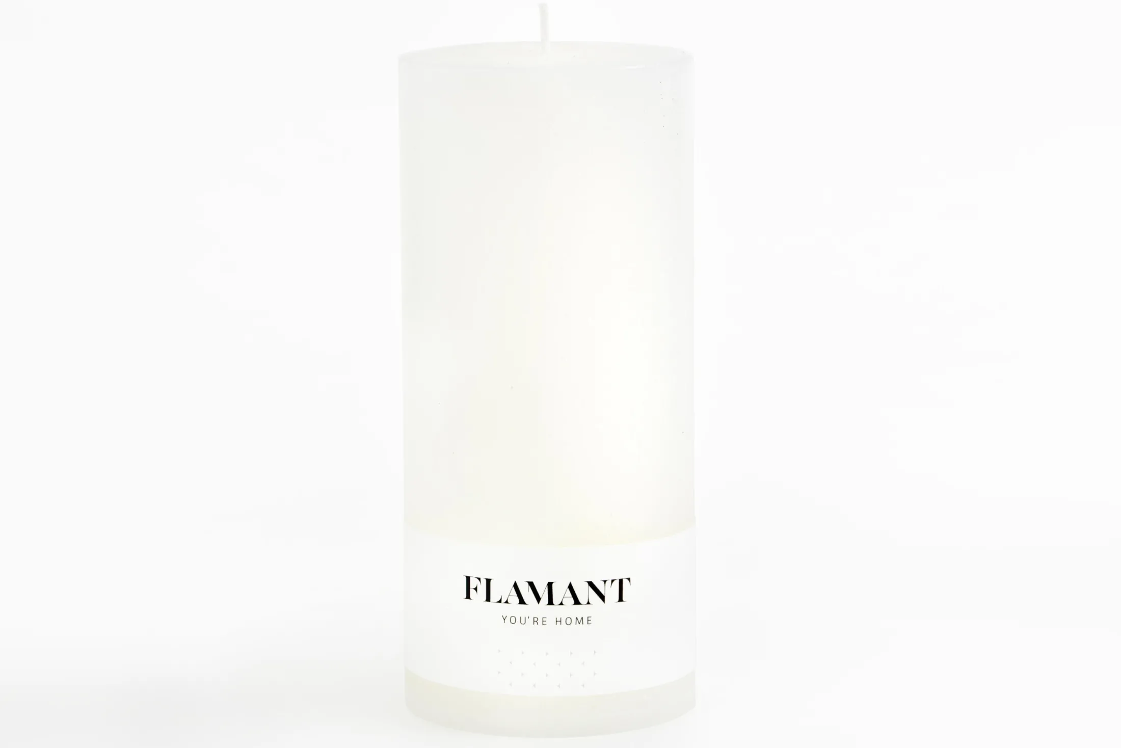 New Flamant Beth, Kaars, Kleur Wit, 9X20Cm