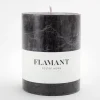 Sale Flamant Beth, Kaars, Kleur Zwart, 9X11,5Cm