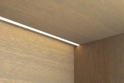 Online Flamant Bjorn, Boekenkast, Verweerd Eiken, Met Dimbare Led-Verlichting