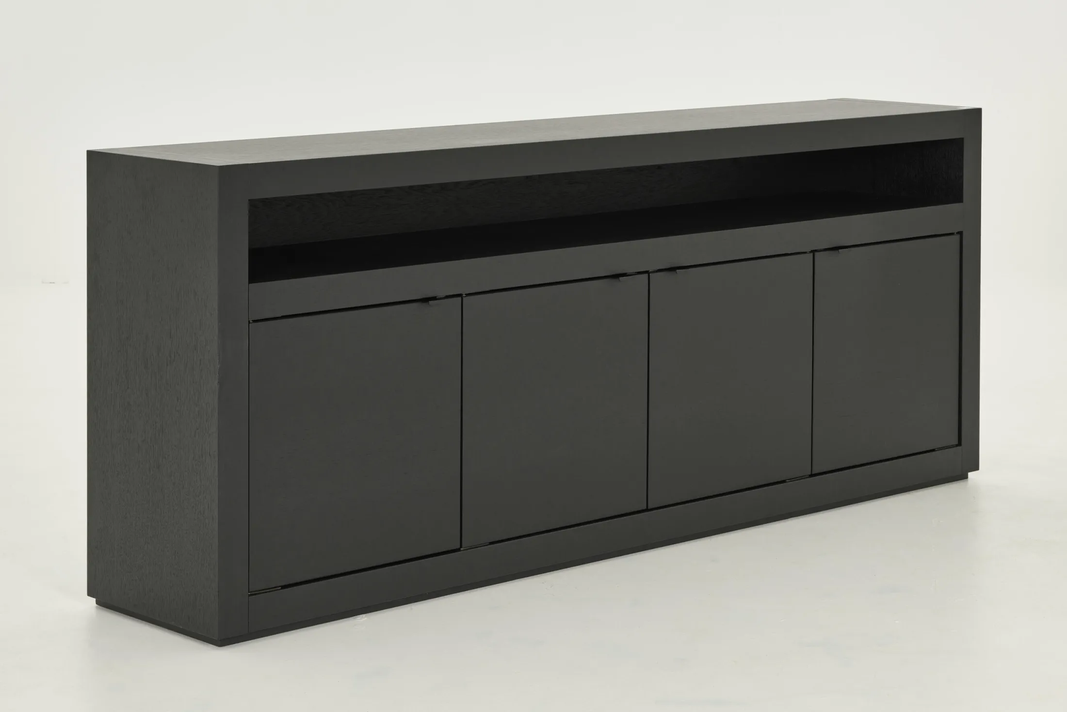 Sale Flamant Bjorn, Dressoir, Zwart, 4 Deurs, Met Dimbare Led-Verlichting