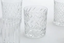 Online Flamant Bogart, Whiskyglas, Handgeslepen, Set Van 6