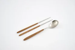 Online Flamant Borneo, Lepel En Eetstokjes, Set Van 2