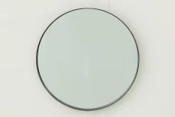 Online Flamant Bowery, Spiegel, Rond, Zwart