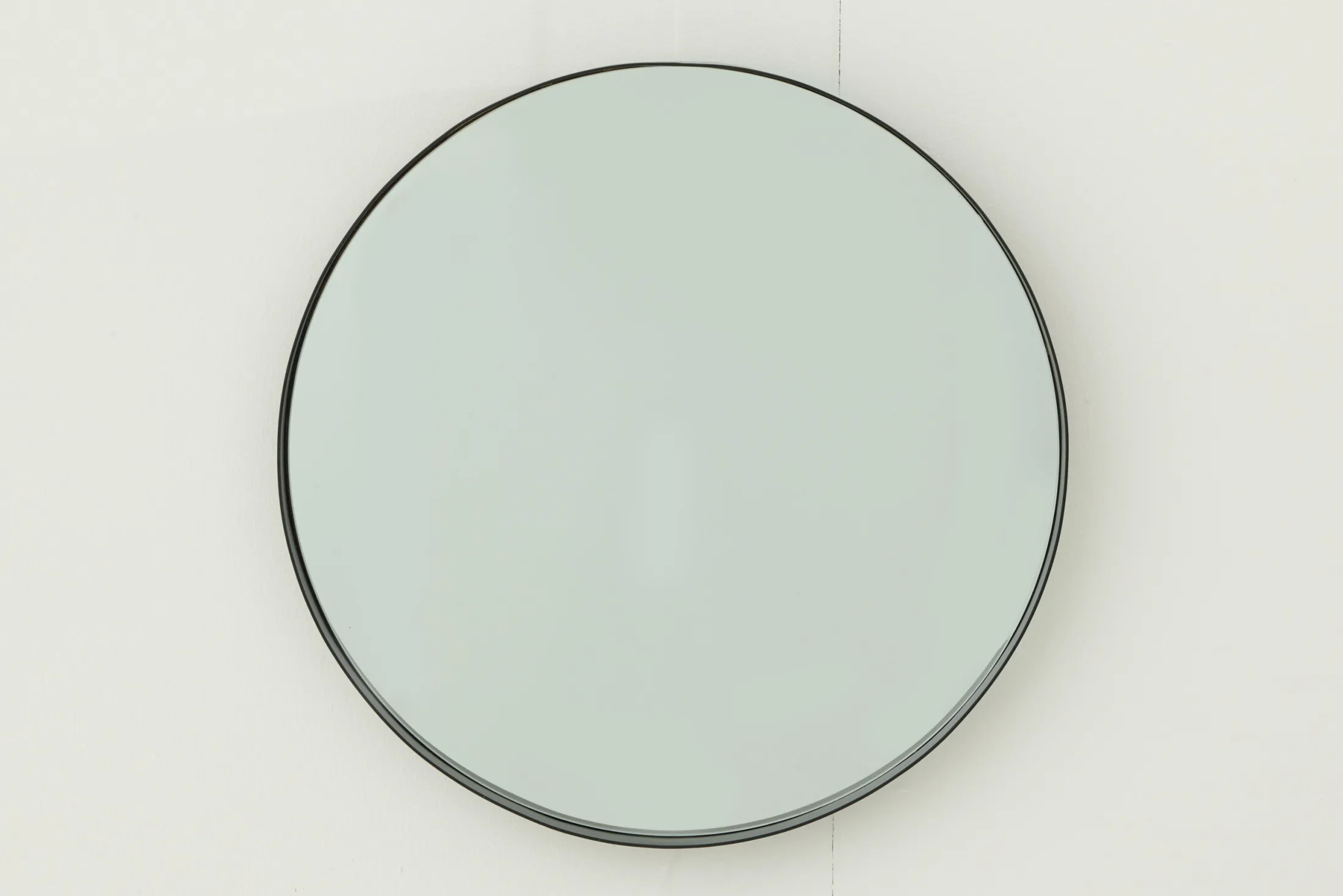 Online Flamant Bowery, Spiegel, Rond, Zwart