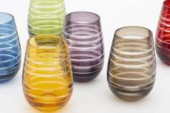 Best Flamant Brahms, Glas, Verschillende Kleuren, Set Van 6