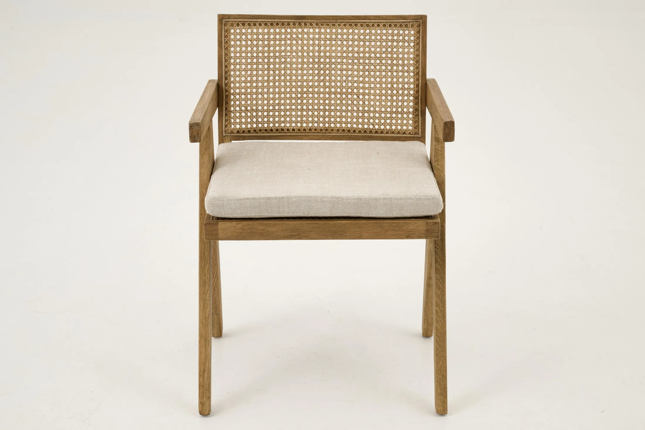 Discount Flamant Bruno, Fauteuil, Eiken, Riet, Met Kussen
