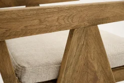 Discount Flamant Bruno, Fauteuil, Eiken, Riet, Met Kussen