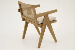 Discount Flamant Bruno, Fauteuil, Eiken, Riet, Met Kussen