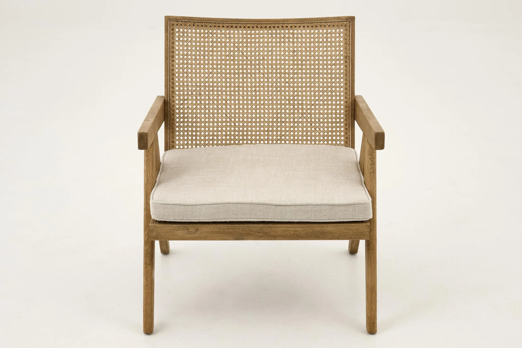Discount Flamant Bruno, Fauteuil, Eiken, Riet, Met Kussen