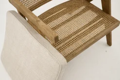 Discount Flamant Bruno, Fauteuil, Eiken, Riet, Met Kussen
