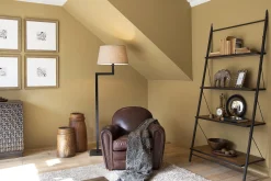 Discount Flamant Burnham, Club Fauteuil, Donkerbruin, Leer