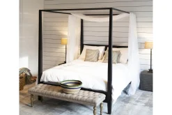 New Flamant Cape Cod, Hemelbed, Zwart, 180 Cm