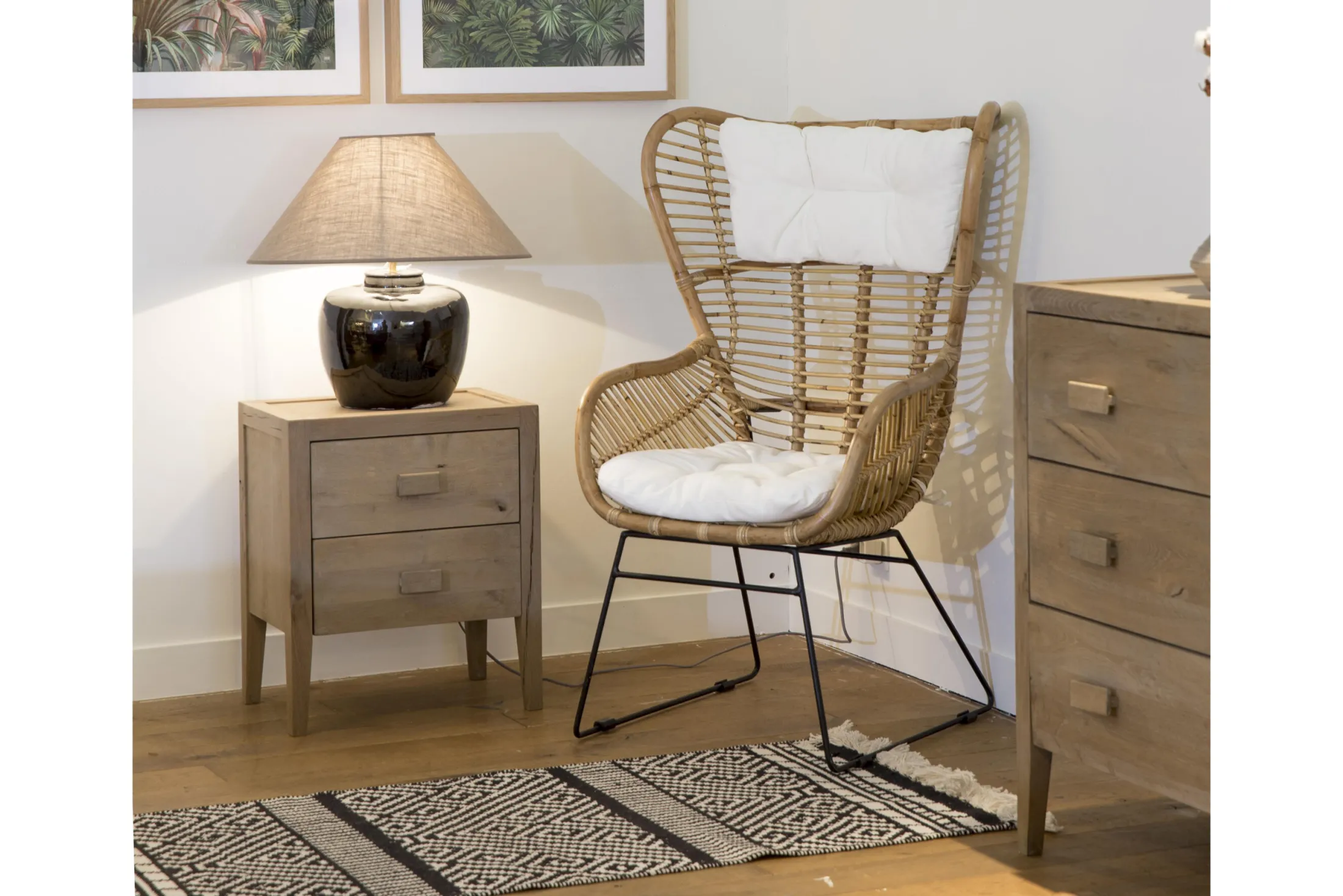 Discount Flamant Cape Cod, Ladekast, Verweerd Eikenhout