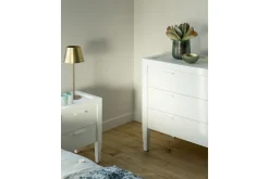 Best Flamant Cape Cod, Nachtkastje, Grenenhout, Wit