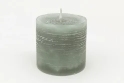 Hot Flamant Celine, Kaars, Kleur Olijfgroen, 7X8Cm