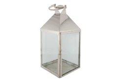 Hot Flamant Charme, Lantaarn, Staal En Glas, M